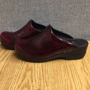 Dansko Red Mules